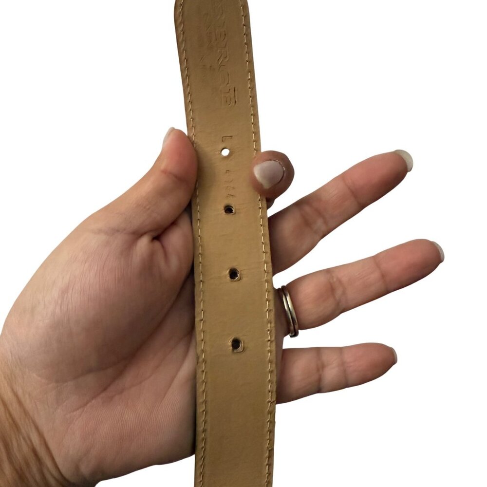 Berge Green Python Genuine Leather Rhinestone Emb… - image 7